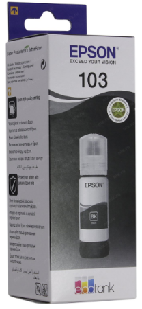 Контейнер Epson 103 EcoTank с чёрными чернилами 65мл